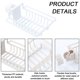 thumbnail image 3 of Dinheiro-soporte para esponja para grifo, cepillo para paños de cocina, rejilla para escurrir para fregadero, organizador de aluminio para cocina y baño con gancho y barra, 3 of 5
