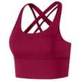 thumbnail image 2 of Chaleco corto realzador sin mangas para Yoga para mujer, Sujetador deportivo con tirantes cruzados, Top para gimnasio, Pilates, ropa deportiva para Fitness, ropa de entrenamiento para Ruuning, 2 of 5