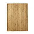 thumbnail image 2 of Yeshouse Extra Large Bamboo Cutting Board for Kitchen, Wooden Cutting Board for Kitchen, with Juice Groove and Handles, Over Sink Chopping Board for Meat, Vegetables, Turkey Carving, 2 of 7