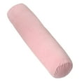 thumbnail image 1 of 1 MIDDLE ONE Body Pillow, Bolster Pillow with Removable Velour Cover, Long Round Roll Cylinder Pillow for Bed, 35" x 7.87", Pink, 1 of 4