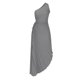 thumbnail image 4 of ICHUANYI Clearance Women's Print Short Sleeve Solid Casuals Comfy Sleeveless Single Shoulder Fold Tunic Slim Mini Dress(Gray, XL) ICHUANYI WER2023080904493, 4 of 6