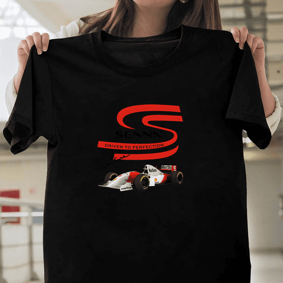 Ayrton Senna Motorsport Legend F1 Fan Edition Formula One Racing Driver V60012 Unisex T-Shirt, Size Up to 5XL