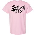 thumbnail image 3 of Inktastic Detroit 313 T-Shirt, 3 of 5