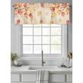 thumbnail image 4 of Maple Leaf Valances for Windows Fall Fallen Leaves Branch Autumn Vintage Rod Pocket Curtains Valance Short Window Treatment Drapes for Living Room, Bedroom Bathroom 42"&nbsp;W x 18" L, 4 of 5