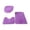 08# (Purple_3Pcs), variant on Bathroom Rugs Sets 3 Piece Set Toilet Seat Cover Non-Slip Bath Mats Lid Cover Bath Rug Contour Mat Bathroom Decor (Complexion_3Pcs)