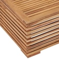thumbnail image 3 of Mesa de Jardín vidaXL de Madera Maciza de Teca 70x70x31 cm Gris, 3 of 7