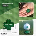 thumbnail image 2 of Ball Tatt Clover Two Pack Golf Ball Stamper Self-Inking with 32mm Hat Clip and Ball Marker, 2 of 7