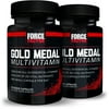 (2 pack) (2 pack) Force Factor Gold Medal Multivitamin Essentials for Men and Women with B Vitamins, Zinc, Vitamin D, Iron, Vitamin C, Vitamin A, 30 Ct.