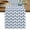 Blue, variant on Boho Gray Table Runner, White Chevron Stripes Abstract Geometric Washable Cotton Linen Table Runners 36 Inches Long, Dresser Scarf Runner for Nightstand/End Tables/Round Tables 13''x36''