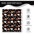 thumbnail image 3 of Halloween Ghost Pumpkin Throw Blanket,Cute Bats Spider Web Mushroom Throw Blanket for Couch Sofa Bed Chair Soft Flannel Fleece Halloween Decor Throw Festival Gifts 50x60 Inches, 3 of 21