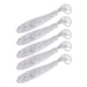 thumbnail image 1 of 5 paquetes de señuelos bndos de , cebos artificiales para lubina, trucha, lucioperca 6cm 1.2g B Baoblaze  Señuelos blandos de cebo artificial, 1 of 8