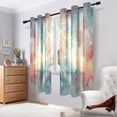 thumbnail image 6 of Painting Colors Blackout Curtains Thermal Insulation 63 inch Grommet for Bedroom Living Room Bathroom Kitchen Windows 2 Pack, 6 of 6