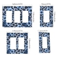 thumbnail image 2 of Yayeee Rocker Switch Wall Plate 1-Gang 4.6"x2.9" Home Decorative Outlet Cover, Blue Floral Leopard Pattern, 2 of 6