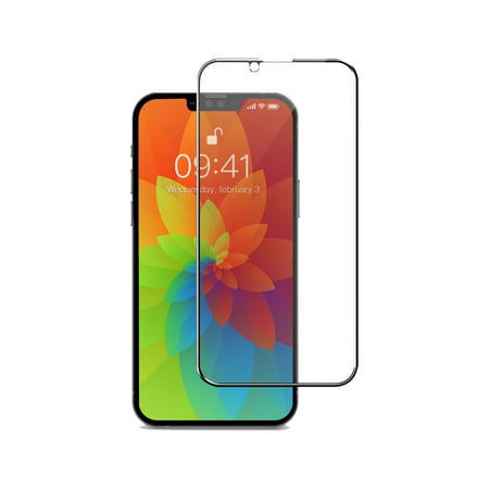 ArtsCase - Tempered Glass Full Coverage with Applicator for Apple iPhone 13 Pro and iPhone 13 - Clear
