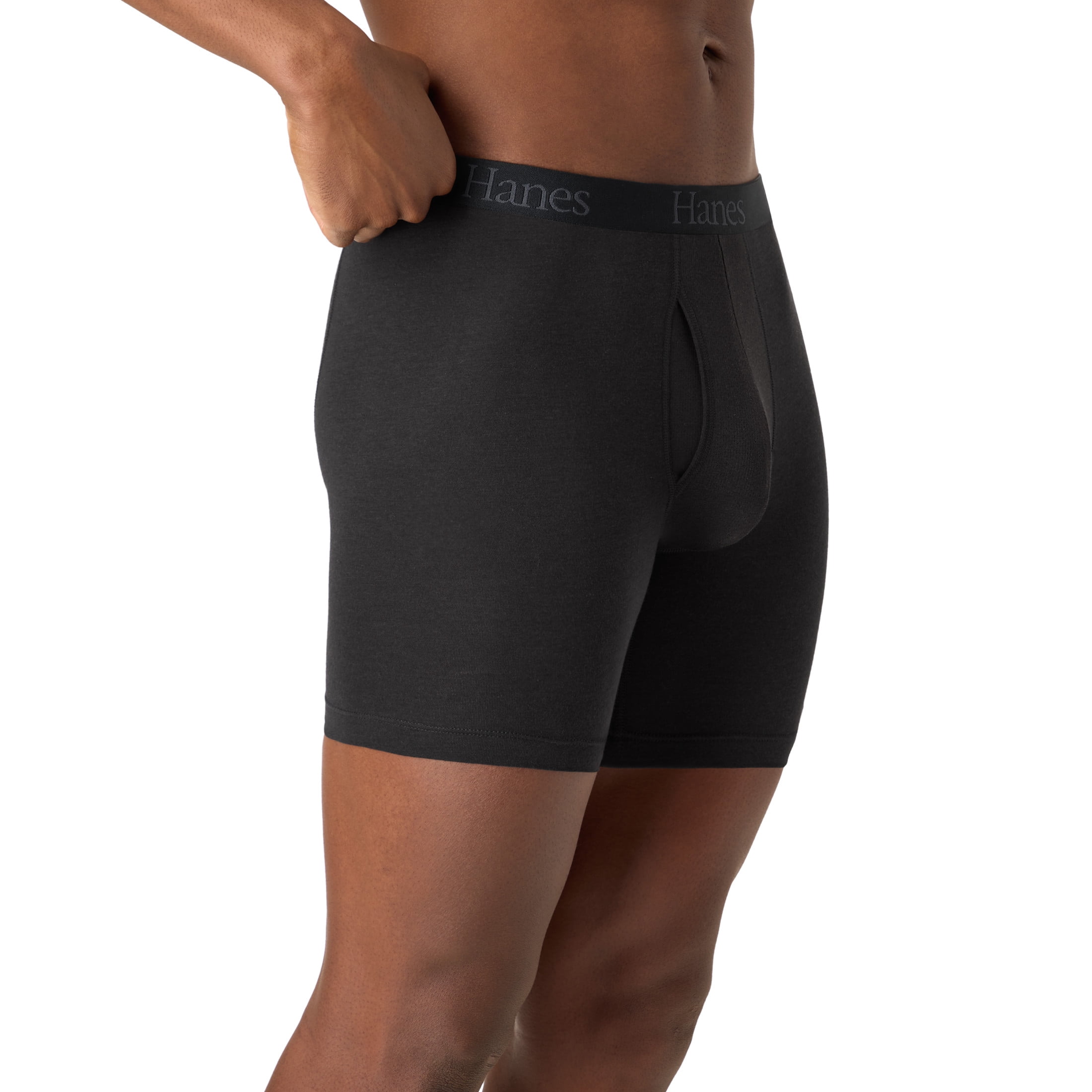 Hanes Mens Underwear Boxer Briefs, 3-Pack, Comfort Flex Fit Total Support Pouch CFFSF3