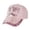 Pink, variant on Cancer Awareness Ribbon Bling Baseball Cap Adjustable Dad Hat For Women Support White One Size