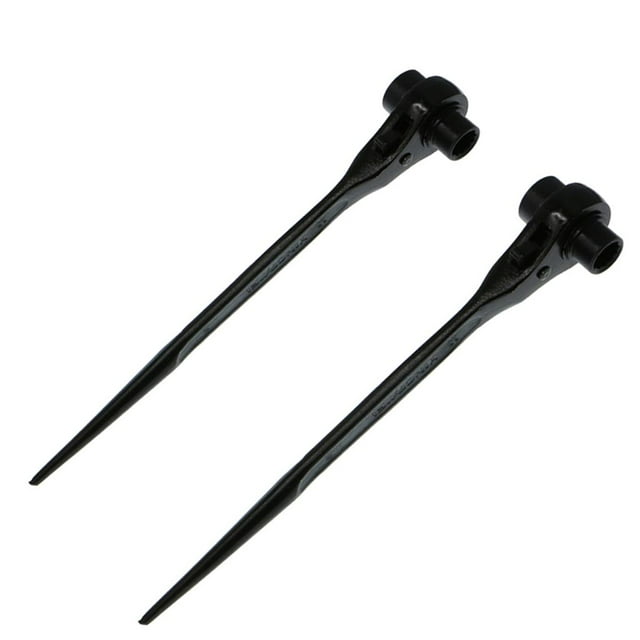 Tensores Podger de trinquete para de 2 piezas. Casquillo de trinquete doble Acero Negro . Sharpla Llave de tubo de trinquete