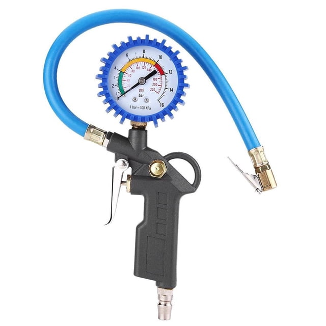Medidor de Presión de Neumáticos Gorgeri 0-220PSI para Coche, Camión y Motocicleta