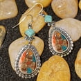 thumbnail image 4 of 2Pair  Fashion Vintage Earrings Turquoise Earrings Bohemian Earrings Jewelry Women's Earrings Jewelry Birthday Gifts, 4 of 5