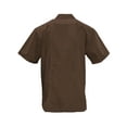 thumbnail image 2 of Gravity Threads Mens Guayabera Summer Shirt - Brown - Large, 2 of 2