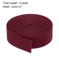 thumbnail image 2 of Elastic Bands for Sewing 1.2"(3cm) 5 Yard Burgundy Red Knit Elastic Spool for Wigs, Waistband, Pants, 2 of 6