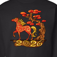 thumbnail image 3 of Inktastic 2026 Year of the Horse Happy New Year's Adult Sweatshirt, 3 of 4