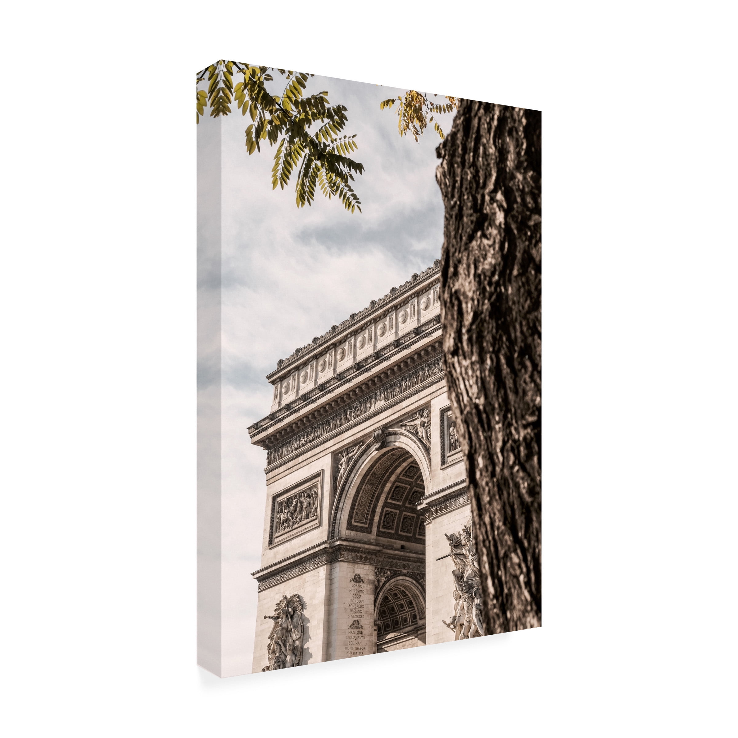 Pictufy Studio III 'Arc De Triomphe Paris' Canvas Art