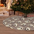 thumbnail image 6 of Pofeuu Raccoon Print Christmas Tree Skirt, Merry Christmas Skirt Xmas Tree Ornaments for Xmas Holiday Party Decorations-, 6 of 7