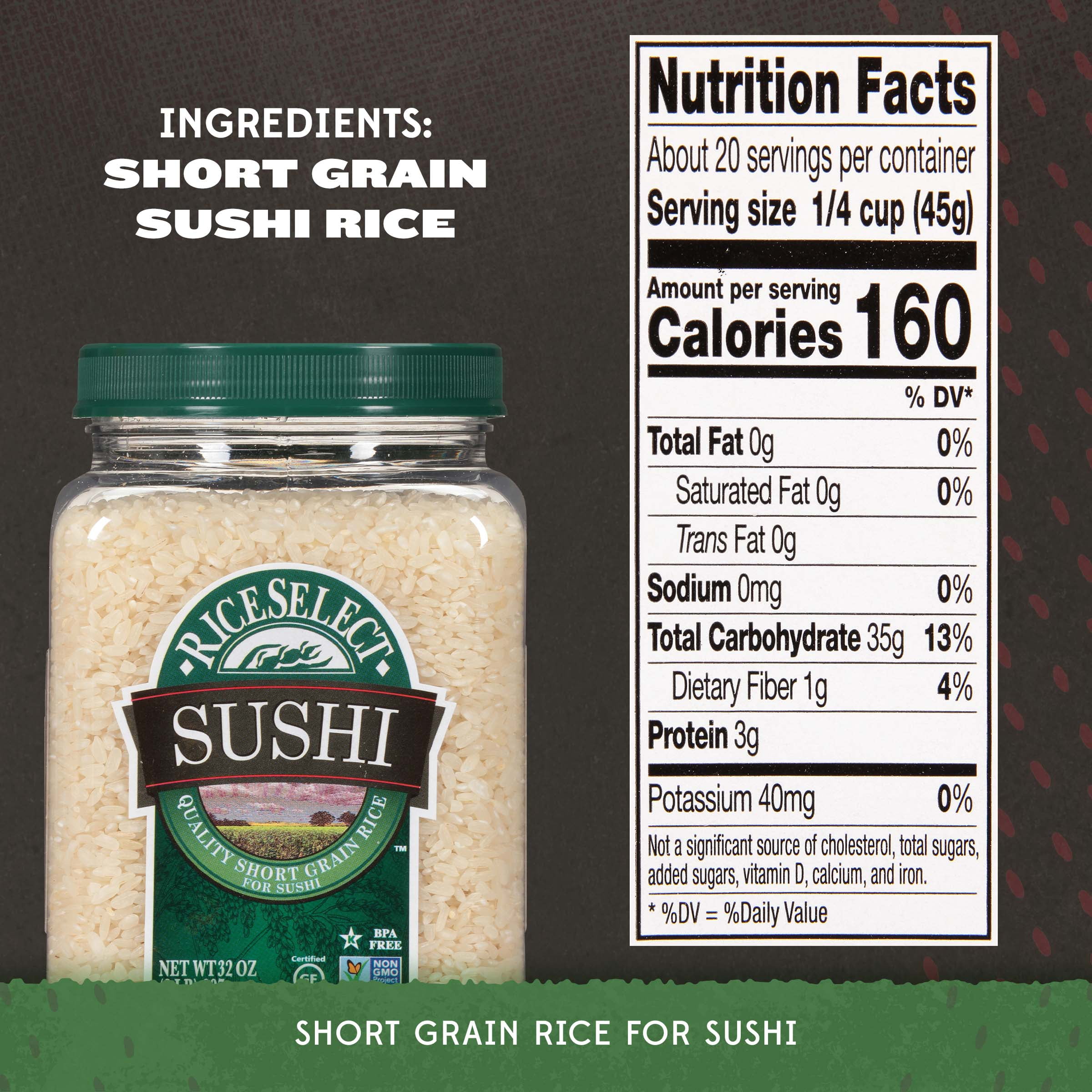  Sur La Table Matsuri Premium Sushi Rice, 4.4 lbs. : Dried  Grains And Rice : Grocery & Gourmet Food