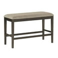 thumbnail image 1 of Pemberly Row Contemporary Counter Height Wood Bench in Brown, 1 of 5