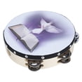 thumbnail image 3 of LAFGUR Double Row Metal Tambourine, Handheld Percussion, For Party Dance Festival Concert, 3 of 8