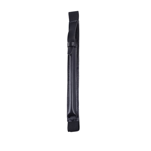 Funda protectora universal de cuero para lápiz táctil, soporte para lápiz táctil, funda protectora universal contra arañazos para tableta (Negro)