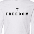 thumbnail image 4 of Inktastic Freedom with Cross Long Sleeve Youth T-Shirt, 4 of 5