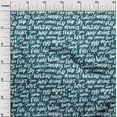 thumbnail image 3 of oneOone Georgette Viscose Teal Green Fabric Text Sewing Fabric By The Yard Printed Diy Clothing Sewing Supplies 42 Inch Wide-WL, 3 of 6