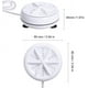 thumbnail image 2 of Tipo A 3 en 1 (Cable USB sin enchufe) - Mini Lavadora Portátil Vhermosa, 2 of 8