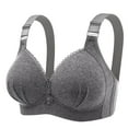 thumbnail image 5 of Penkiiy Women Bras Women Fashion Underwear No Underwire Plus Size Together Everyday Bras Gray Bras, 5 of 9