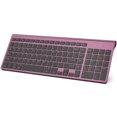 thumbnail image 1 of Teclado Bluetooth Inalámbrico JOYACCESS Multi-Dispositivo Rojo Vino, 1 of 6