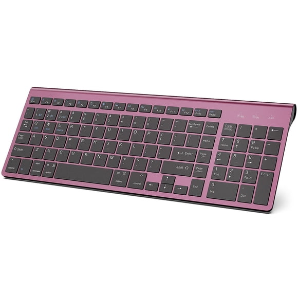 Teclado Bluetooth Inalámbrico JOYACCESS Multi-Dispositivo Rojo Vino