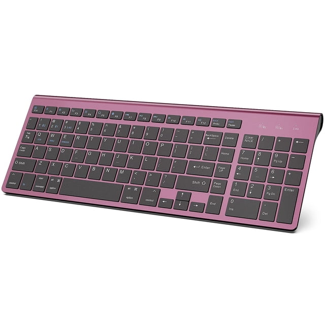 Teclado Bluetooth Inalámbrico JOYACCESS Multi-Dispositivo Rojo Vino