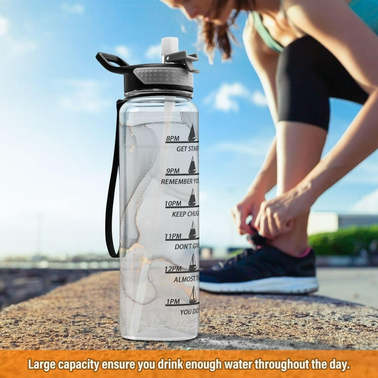 Big Water Bottle - Ocean Marble Big Water Bottle - Ocean Marble