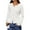 White, variant on PRETTYGARDEN Long Sleeve Cardigan Sweaters for Women Lightweight Scalloped Ribbed Knit Sweater Women Fall Clothes