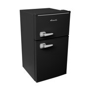 Avanti Retro Series Compact Refrigerator and Freezer, 3.1 cu. ft., in Black (RMRT30X1B-IS)