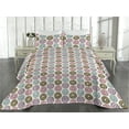 thumbnail image 2 of Ambesonne Donuts Quilted Bedspread Set 3 Pcs, Circular Motifs Art Funny, Queen, Multicolor, 2 of 4