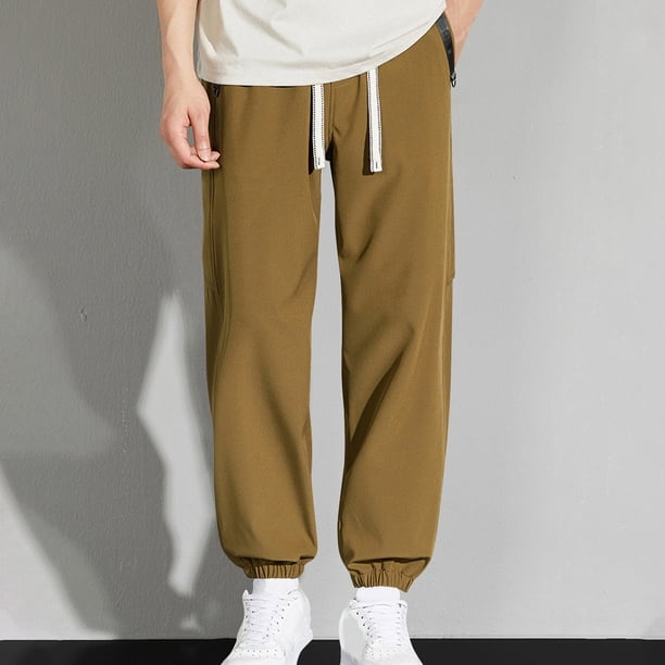 Pantalones largos para hombre, informales, diarios, para exteriores, playa, transpirables
