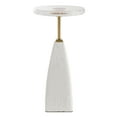 thumbnail image 5 of Uttermost Sora Glass Drink Table in White, 5 of 7
