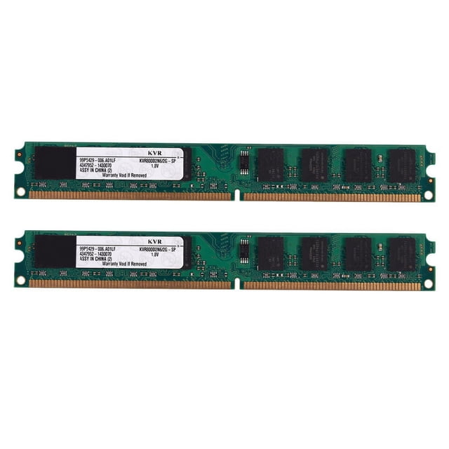2 memorias RAM DIMM de escritorio DDR2 PC2-6400 de 2 GB, 800 MHz, 240 pines, 1,8 V, para AMD (2 GB/800, S)