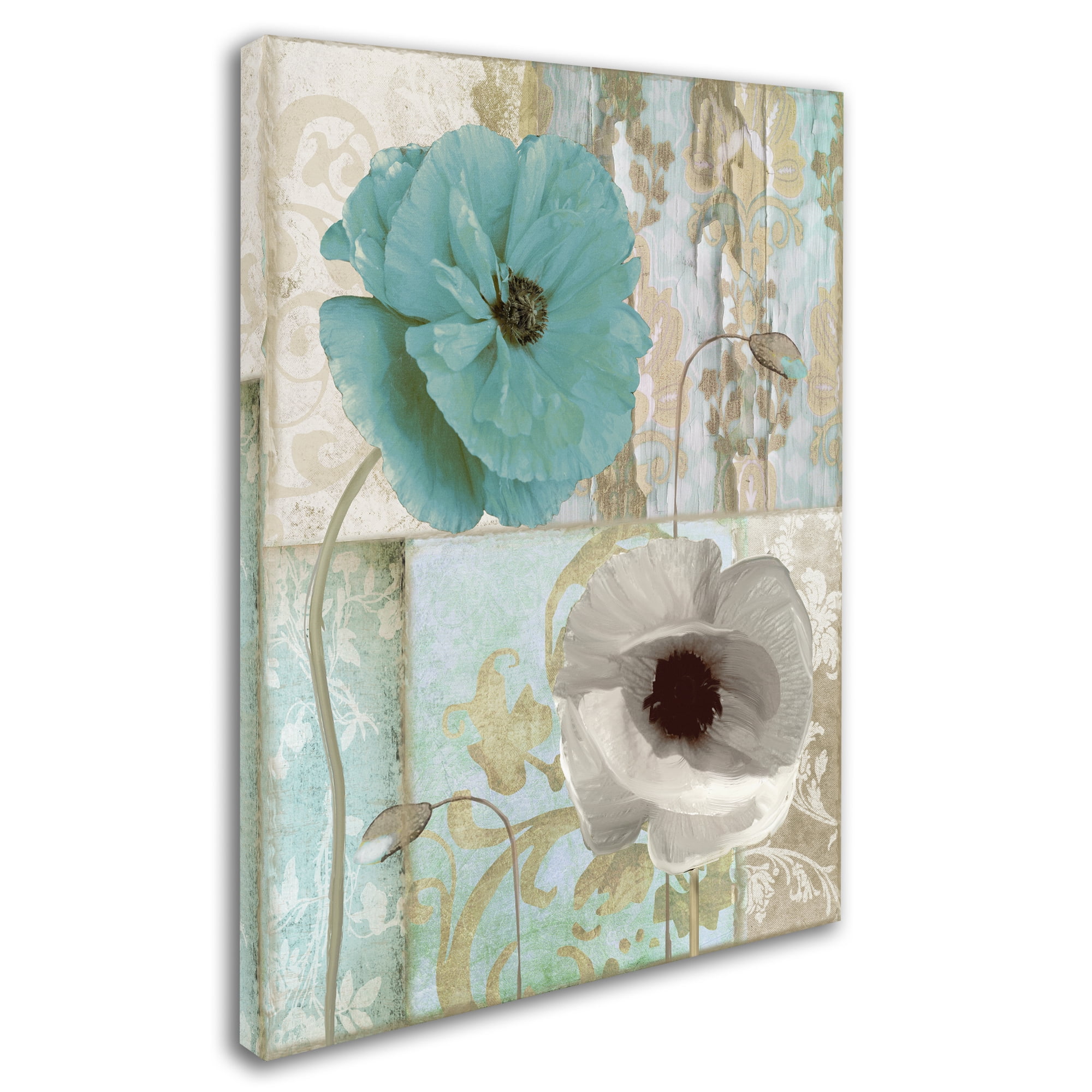 Trademark Fine Art "Beach Poppies II" Canvas Art by Color Bakery