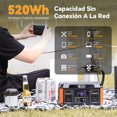 thumbnail image 3 of Generador Solar, Estación de Energía 560W Flashfish Color Negro Portátil P60, 3 of 6