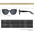 thumbnail image 2 of Retro Two Tone Cat Eye Sunglasses for Women Rhombus Leg Shades Vintage Sun Glasses Women Men UV400, 2 of 8