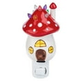 thumbnail image 2 of Ganz Christmas Toad Stool Night Light 5 Inch Multicolor Plug In, 2 of 2